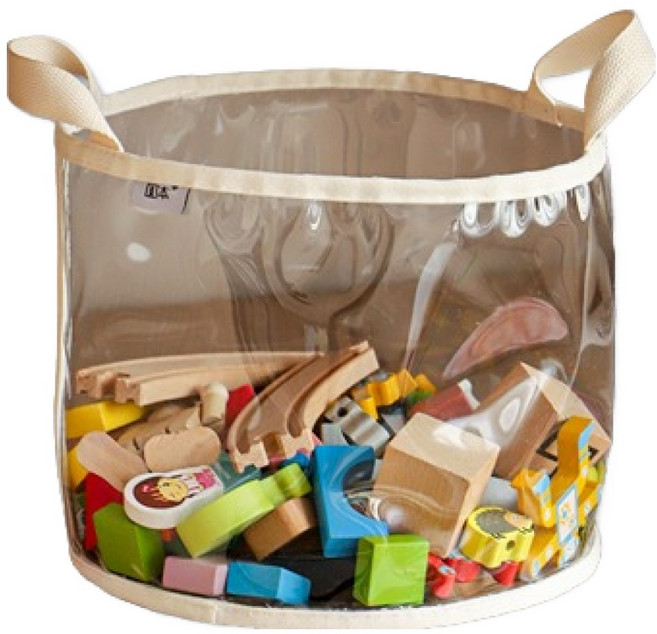 스카위즈 대용량 장난감 수납 박스, 투명, 1개