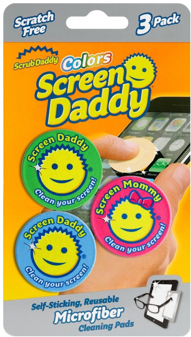 스크럽대디 스크린 대디 3종 세트, Green, Blue, Pink, 1개