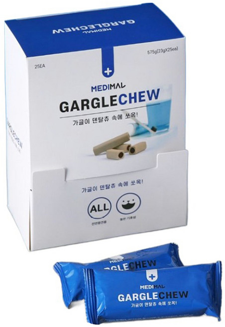 메디멀 강아지 대용량 독 가글츄, 녹차맛, 575g, 1개