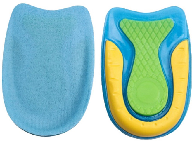 스타리움 여성용 푹신한 발 뒤꿈치 쿠션 패드 좌우세트, 1세트