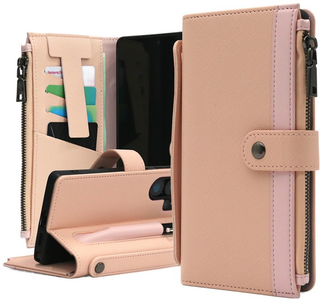 X-C Fortena S 手握帶卡片收納防遺失支架型多功能翻蓋手機殼