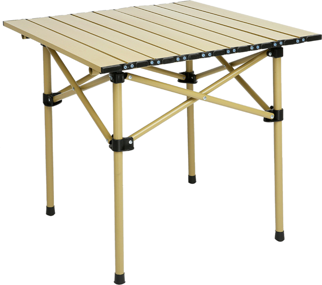 MP OUTDOOR 蛋捲折疊桌, 卡其色