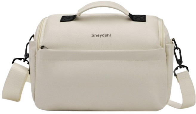 Sheydshi 편리한 카메라 가방, 아이보리, 1개