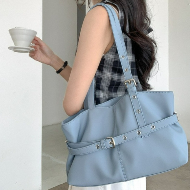 핑크백 벨라 스트랩 숄더백