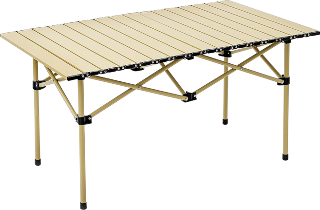 MP OUTDOOR 蛋捲折疊桌, 卡其色