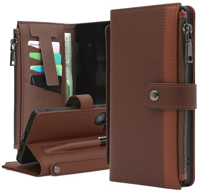 X-C Fortena S 手握帶卡片收納防遺失支架型多功能翻蓋手機殼