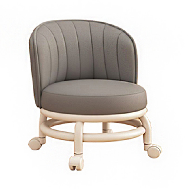 HOUDER 滑輪沙發椅背圓凳 鐵架款, 1個, 灰色