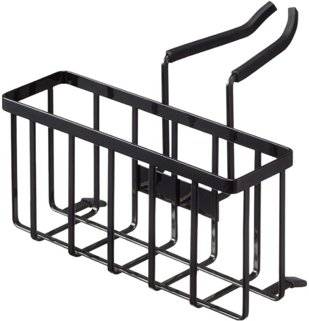 메오 다기능 싱크대 수전 수납함, 블랙, 1개