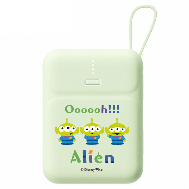 Disney 迪士尼 PD快充 雙線Q寶行動電源 10000mAh, PDN-005B, 三眼怪