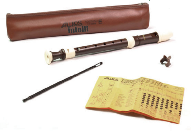 AuLoS 德式高音直笛 702BW, 1支, 深棕色