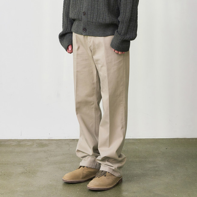 덴메이드 남성용 wide chino 바지 DEN0662