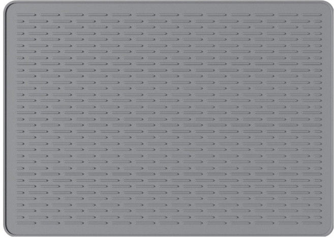 메오 키친 초대형 실리콘 건조매트 71 x 50 cm, 그레이, 1개