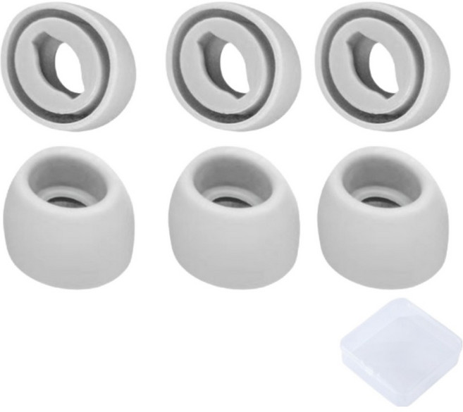 스타리움 갤럭시 버즈 프로 호환 실리콘 이어캡 3종 세트, 화이트, 1세트