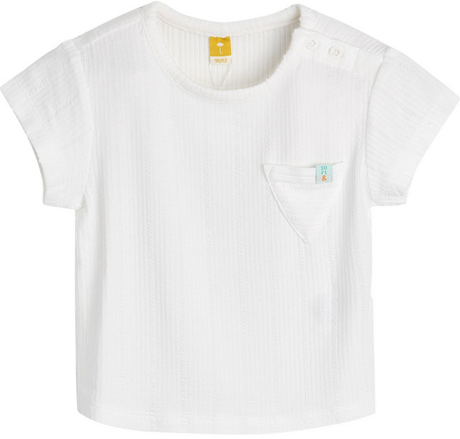 moimoln 幼兒用SOFT口袋羅紋短袖T恤 M242TSB91P