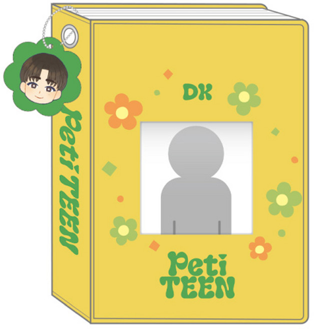 PetiTEEN SEVENTEEN 小卡收藏冊 DK, 黃色, 16張