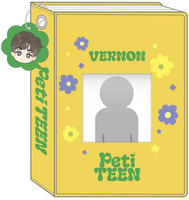 PetiTEEN SEVENTEEN 小卡收藏冊 THE 8, 黃色, 16張