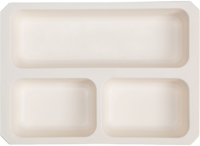 아띠홈 딥모드 3칸 식판, 크림, 1개