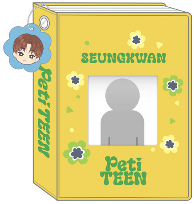 PetiTEEN SEVENTEEN 小卡收藏冊 SEUNGKWAN, 黃色, 16張