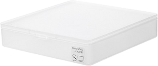 포텐키트 깔끔한 수납 명함 보관함, 투명