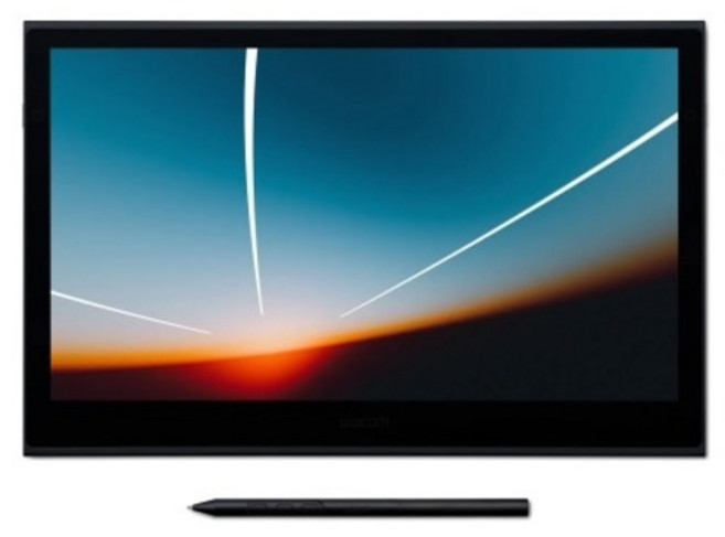 와콤 무빙크 액정타블렛, DTH135K0C, 블랙