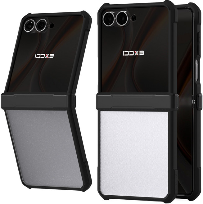 엑씨 파비스 힌지 보호 에어범퍼 지문방지 무광 풀커버 범퍼 휴대폰 케이스