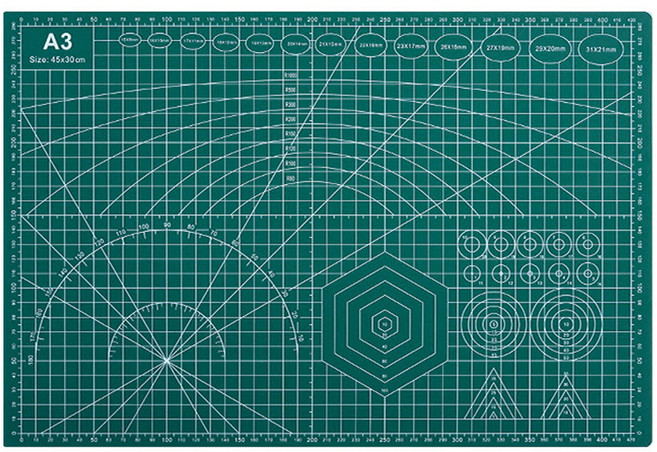 인포멀스 데스크 커팅매트 A3, 그린
