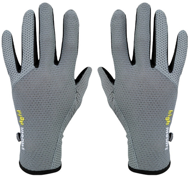 하이마운트 와플 콤비 스포츠 긴장갑 양손착용 세트, 그레이, 1세트