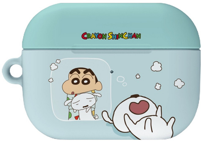 코쿼드 짱구는 못말려 말풍선 하드케이스, 에어팟프로2세대, 흰둥이 말풍선, 1개