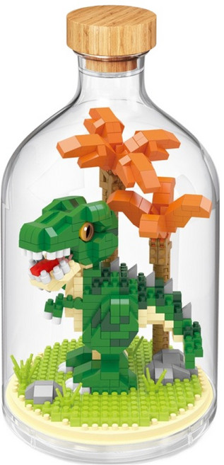와이즈호크 티라노사우르스 나노블럭 2886wh, 혼합색상, 1개
