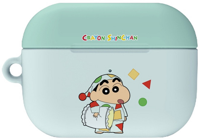 코쿼드 짱구는 못말려 포인트 패턴 하드케이스, 꿈나라 짱구, 1개, 에어팟 프로 2세대