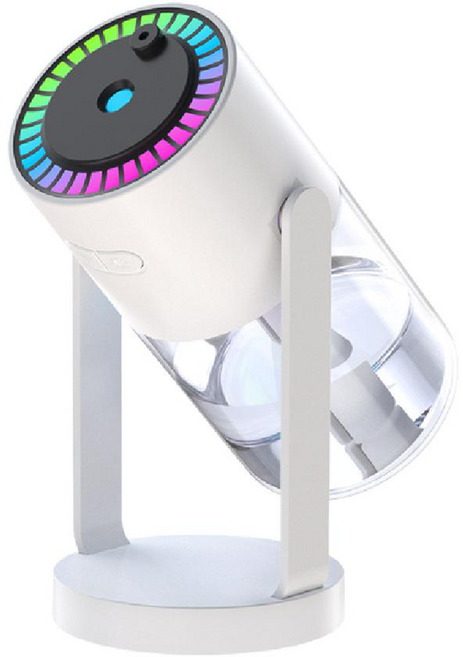 星空頂投影夜燈加濕器, 白色, B16278