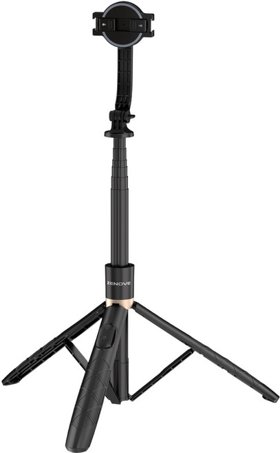 제노브 자력강화 2in1 맥세이프 셀카봉 삼각대, 블랙, 1개, MT3000B