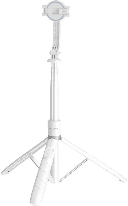 제노브 자력강화 2in1 맥세이프 셀카봉 삼각대, 화이트, 1개, MT3000W