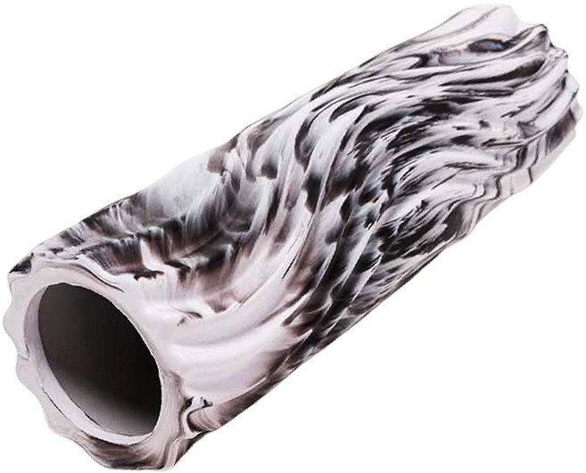 波浪瑜珈滾筒, 黑白色, 1個