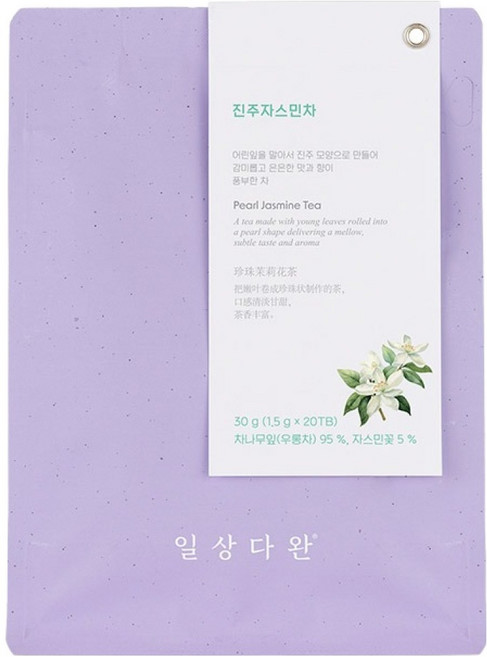 일상다완 진주자스민, 1.5g, 20개입, 1개