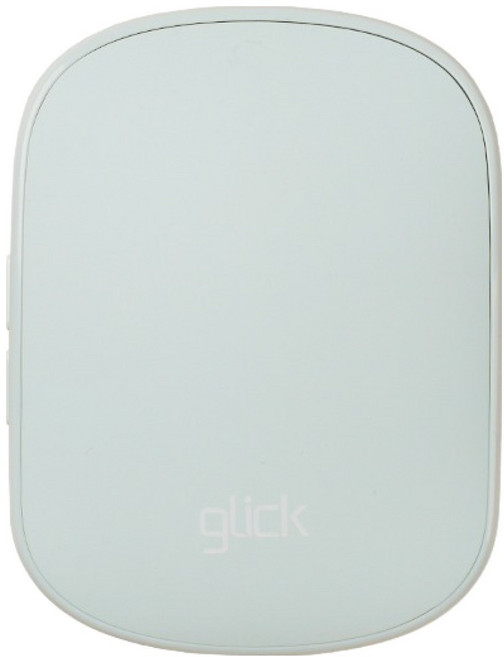 지클릭커 오피스프로 슬라임 미니 블루투스 무선 마우스, OP10, 블루