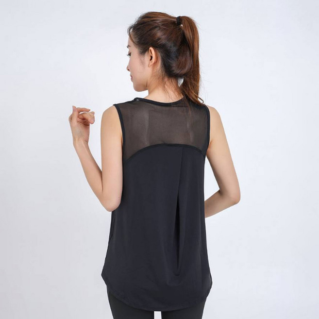 韓國 arua 女款寬鬆版型瑜珈皮拉提斯背心T恤