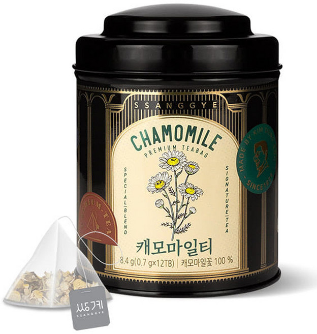 쌍계명차 티 마스터 캔 캐모마일티, 12개입, 1개, 0.7g