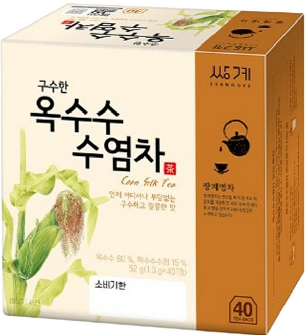 쌍계명차 옥수수수염차, 1.3g, 40개입, 1개