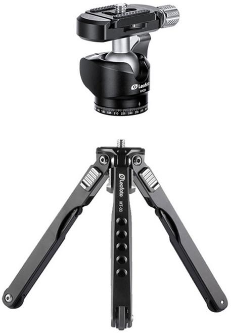 레오포토 미니삼각대 + 볼헤드 키트 세트, 1세트, MT-03(삼각대), LH-22(볼헤드)