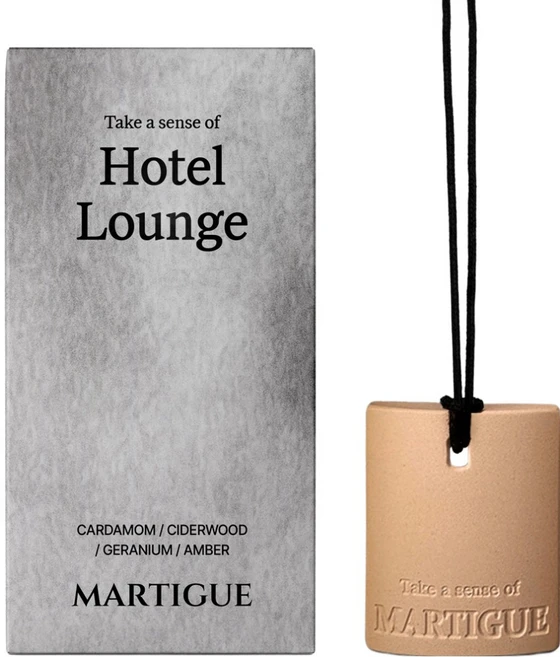 마르티그 차량용 퍼퓸 테라코타 디퓨저, 1개, 호텔라운지 - 쿠팡