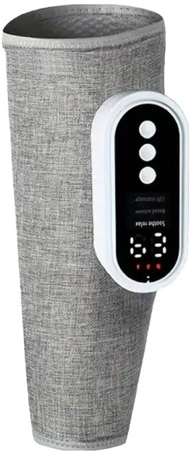 마하 공기압 무선 온열 강도조절 레그 종아리 마사지기, K2008, 그레이