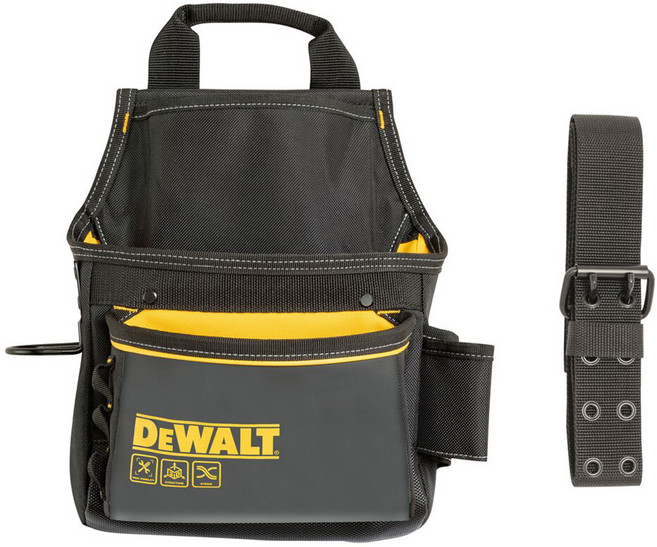 DEWALT 得偉 軟殼系列 專業兩口腰帶工具袋組 DWST540101 12袋, 1組