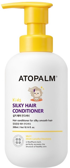 아토팜 아동용 실키 헤어 컨디셔너, 300ml, 1개