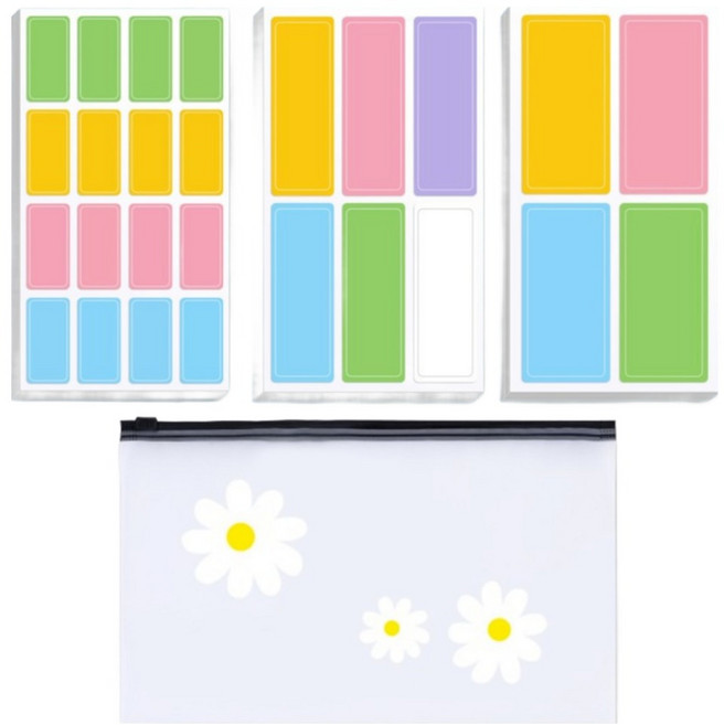 아이작큐브 방수 네임 라벨스티커 260p 세트, 1세트