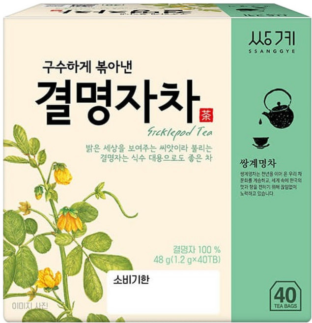 쌍계명차 결명자차, 1.2g, 40개입, 1개