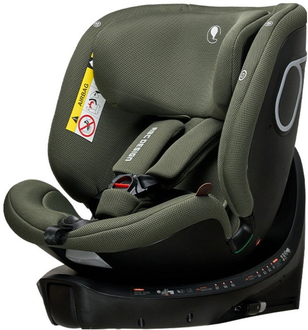 에이비씨디자인 유아용 버디 카시트 분리형, 헝거그린