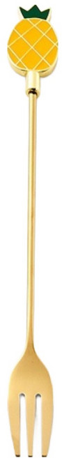 모던하우스 레몬코스타 골드 티포크, 파인애플, 1개
