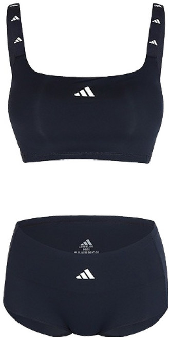 아디다스 여성용 파워네트 메쉬 브라팬티 세트