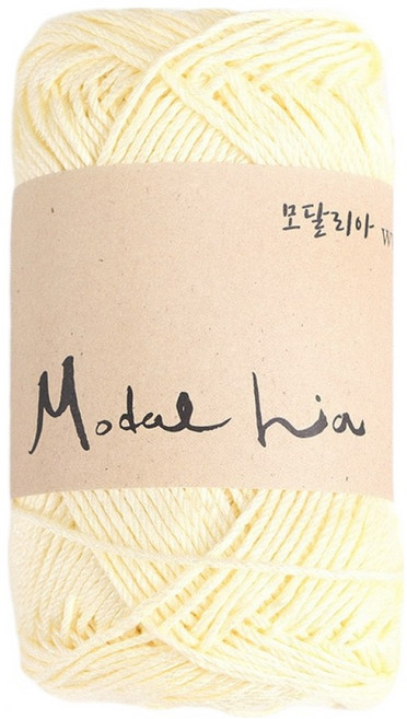 청송뜨개실 모달리아 뜨개실, 02 바닐라, 1개